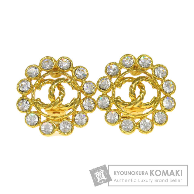 シャネル イヤリング ココマーク ラインストーン