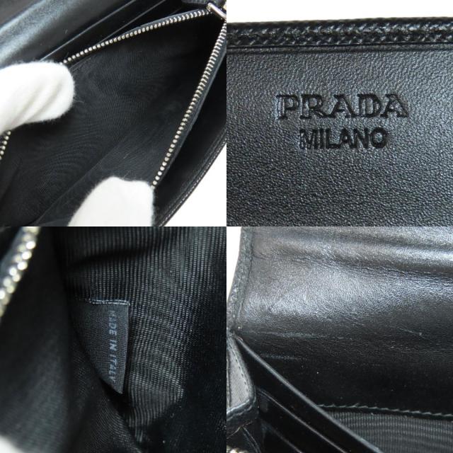 PRADA プラダ 1M1037 ロゴ 長財布（小銭入れあり） サフィアーノ  