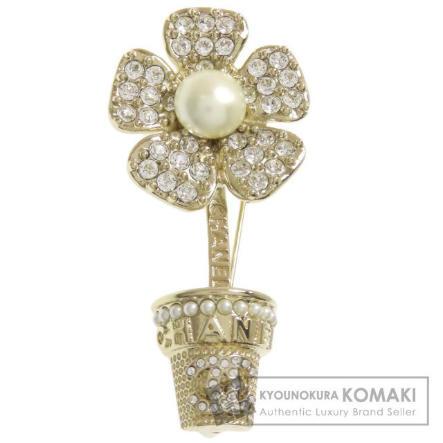 【箱付き美品✨】CHANEL ブローチ マドモアゼル ゴールド レディース CHANEL [正規ラッピング済] シャネル ブローチ アクセサリー