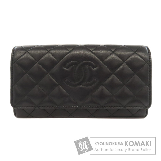 シャネル 長財布（小銭入れあり） マトラッセ シルバー金具