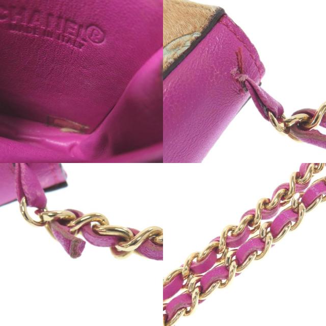 CHANEL チェーン　アクセサリーポーチ　ショルダーバック CHANEL シャネル チェーンショルダーポーチ アクセサリーポーチ