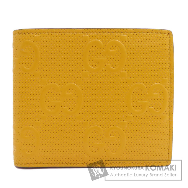 中古USED GUCCI メンズ 財布 ２つ折り シマレザー ロゴ 29989 1000090543882-11.jpg