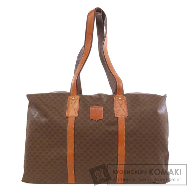 CELINE セリーヌ マカダム ボストンバッグ PVC レディース [中古