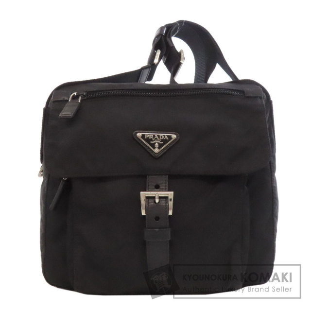 PRADA ナイロン素材　バッグ PRADA プラダ ロゴ金具 ショルダーバッグ ナイロン素材