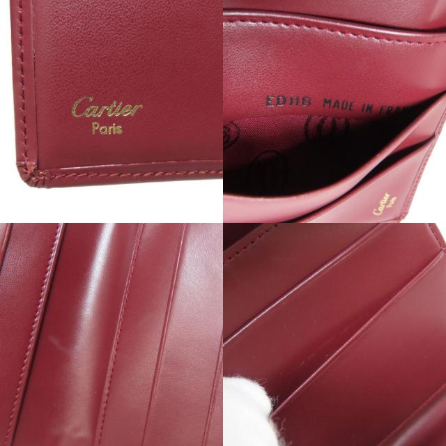 CARTIER カルティエ マストライン Wホックサイフ 二つ折り財布