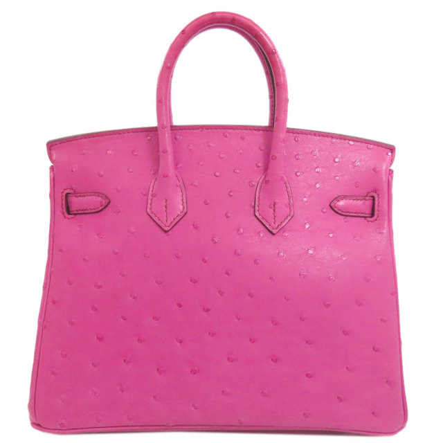 HERMES エルメス バーキン25 フューシャピンク シルバー金具