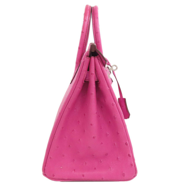 HERMES エルメス バーキン25 フューシャピンク シルバー金具