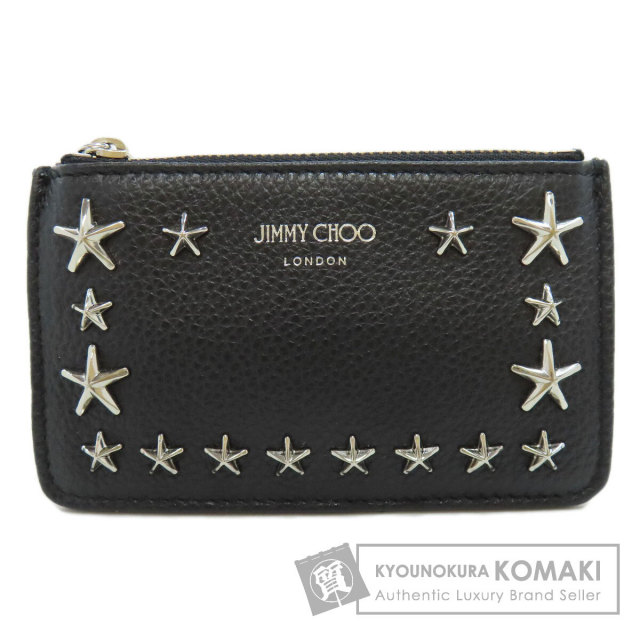 新品　JIMMY CHOO ジミーチュウ　　　　星型スタッズ コインケース Jimmy Choo ジミーチュウ スターモチーフ コインケース レザー