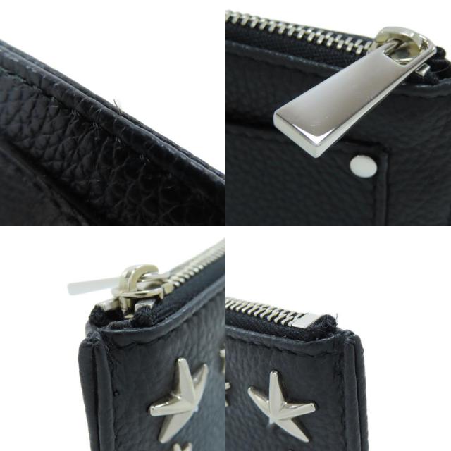 ジミーチュウ　ケース　小銭入れ　スターモチーフ　星　エンボスレザー JIMMY CHOO ジミーチュウ 小銭入れ レディース スタースタッズ