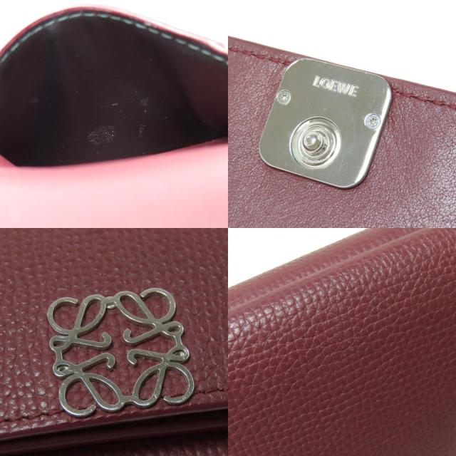 LOEWE ロエベ コンパクト財布 アナグラム 二つ折り財布（小銭入れあり  