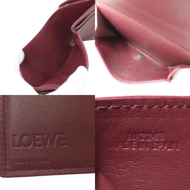 LOEWE ロエベ コンパクト財布 アナグラム 二つ折り財布（小銭入れあり  