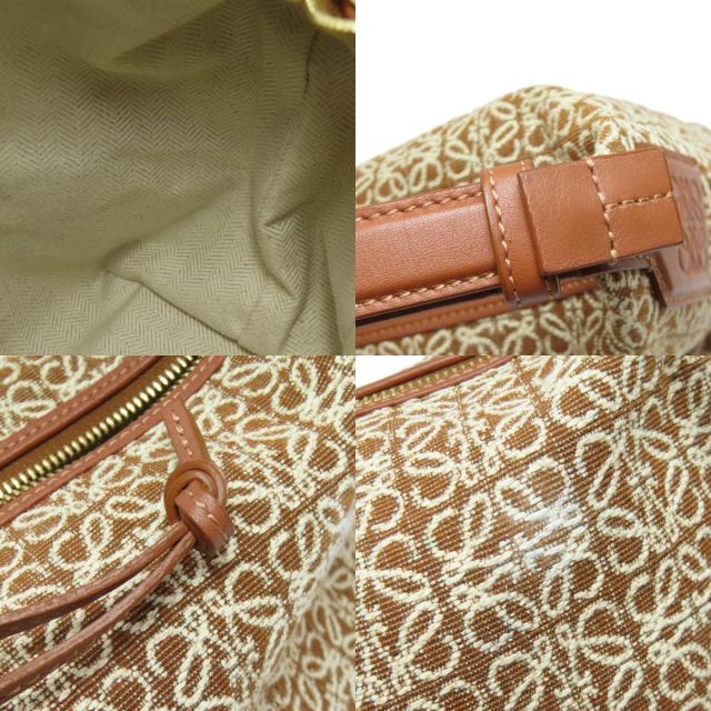 LOEWE ロエベ アナグラムキュービィ ハンドバッグ キャンバス  