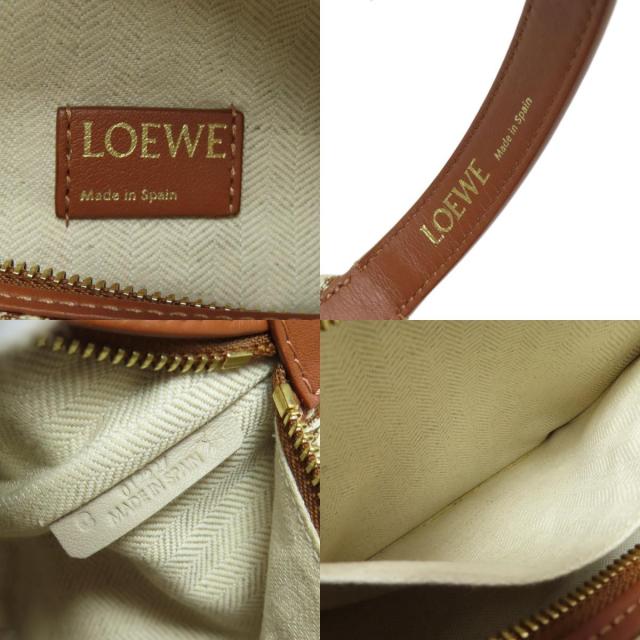 LOEWE ロエベ アナグラムキュービィ ハンドバッグ キャンバス