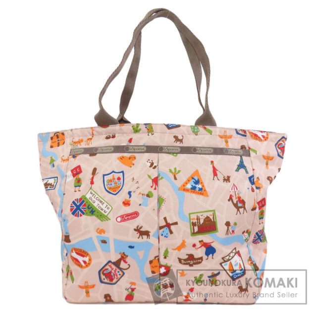 LeSportsac レスポートサック 地図柄 トートバッグ キャンバス