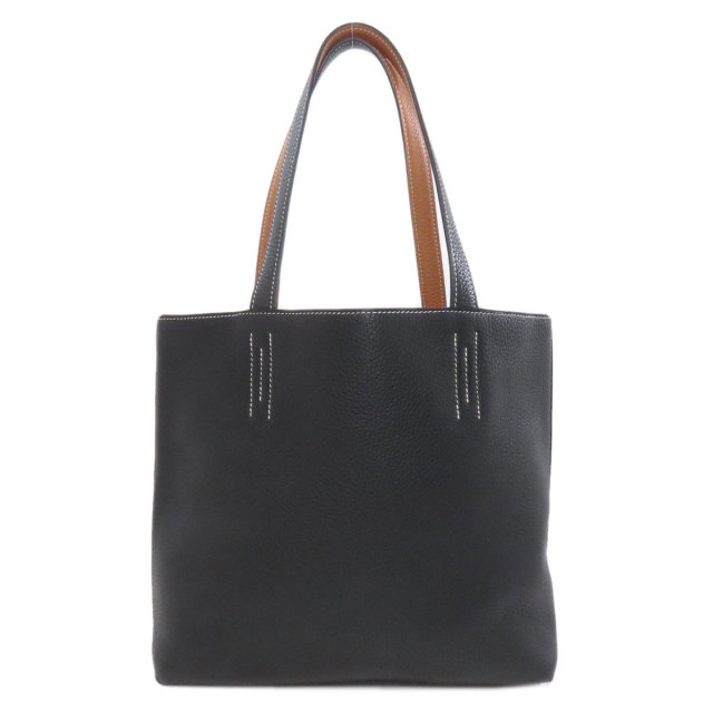 エルメス トートバッグ HERMES エルメス ドゥブルセンス28 トフィ ブラック トート