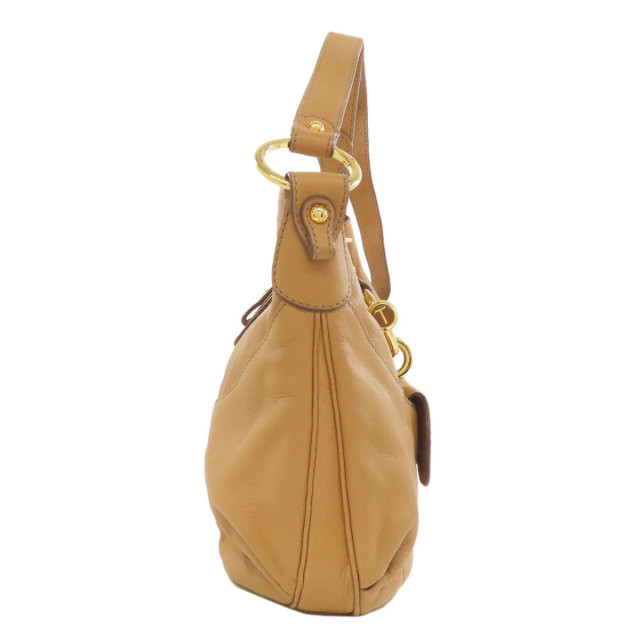 TODS トッズ ロゴ ショルダーバッグ レザー レディース [中古