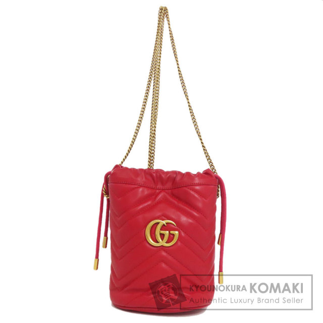 グッチ ショルダーバッグ GGマーモント チェーンショルダー