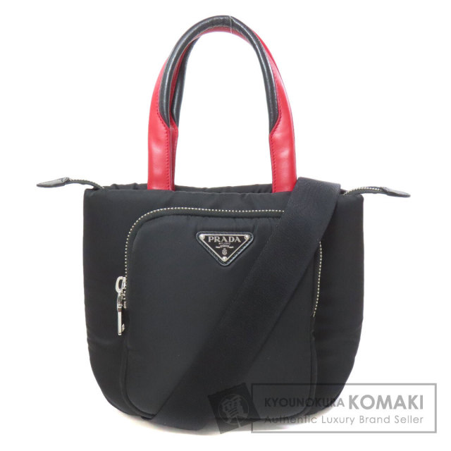 プラダ ハンドバッグ ロゴ金具 2WAY