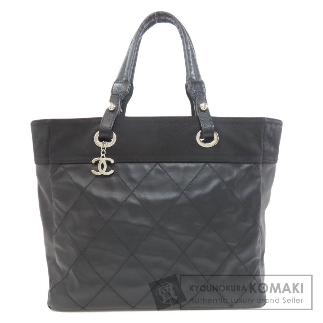 シャネル トートバッグ パリビアリッツ シルバー金具