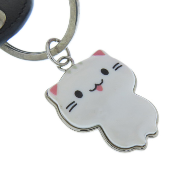 バレンシアガ キーホルダー ロゴ ミラー付きチャーム