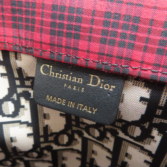 CHRISTIAN DIOR クリスチャンディオール チェック柄 トート