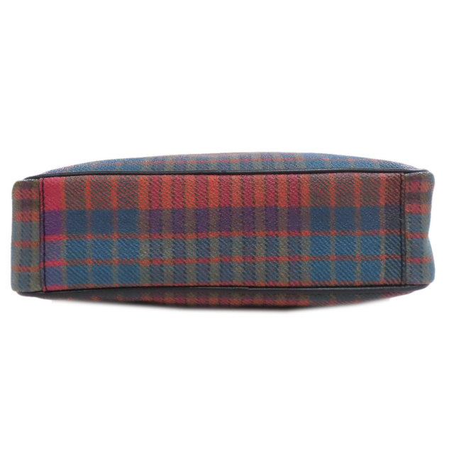 ETRO/エトロ シェパードチェックキャンバス ショルダーバッグ/14.3万 ETRO/エトロ シェパードチェックキャンバス ショルダーバッグ/14.3万