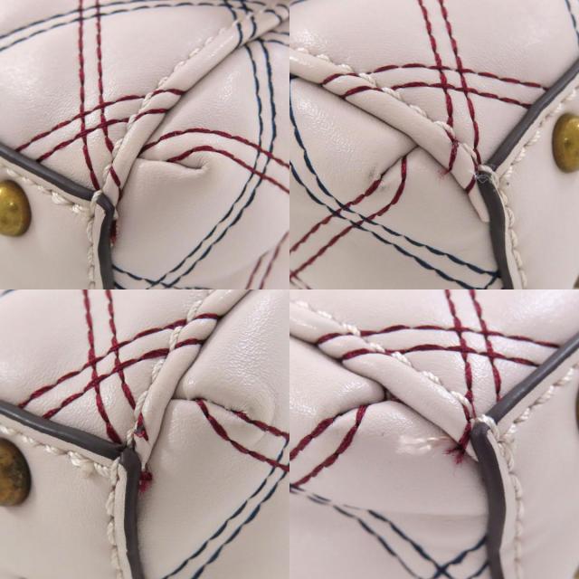 Guess ゲス ステッチ ショルダーバッグ レザー レディース [中古
