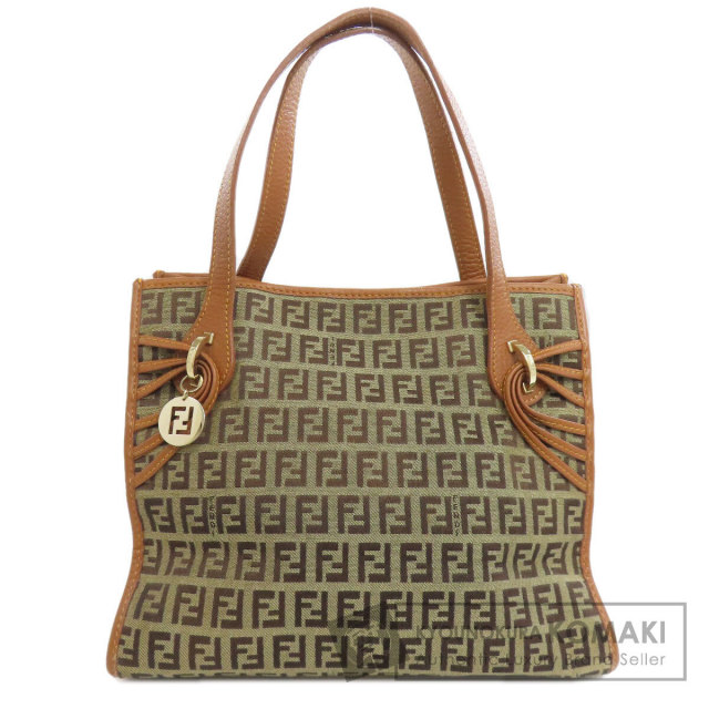 FENDI フェンディ ズッカ柄 ショルダーバッグ キャンバス