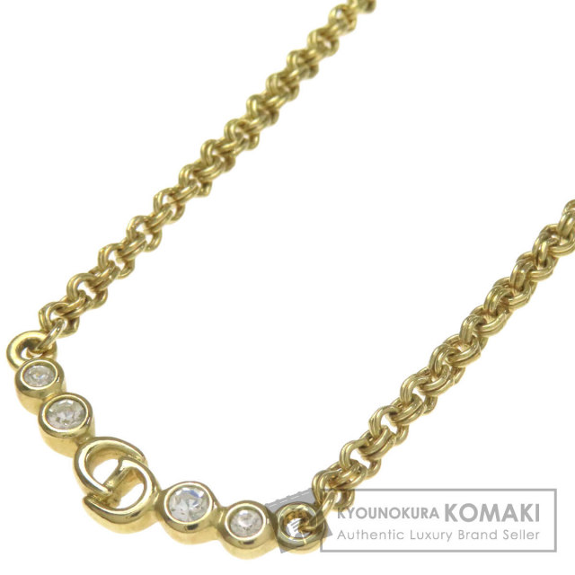 CHRISTIAN DIOR クリスチャンディオール ロープチェーン ネックレス