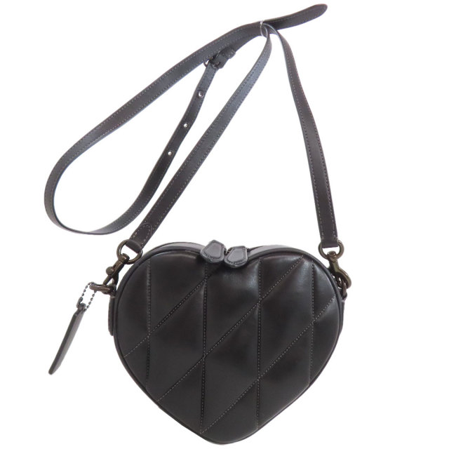 COACH コーチ CE726 ハート ショルダーバッグ レザー レディース