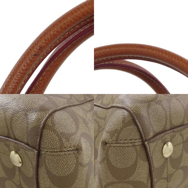 コーチ　COACH　2WAY　ハンドバッグ　ショルダーバッグ　F34608 COACH コーチ F34608 シグネチャー 2WAY ハンドバッグ PVC