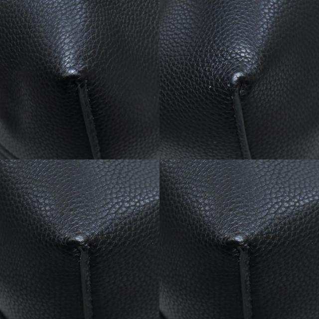 EMPORIO ARMANI レザー トートバッグ ブラック　本革　2way 希少・極美品】アルマーニ トートバッグ 2way ショルダー 編込