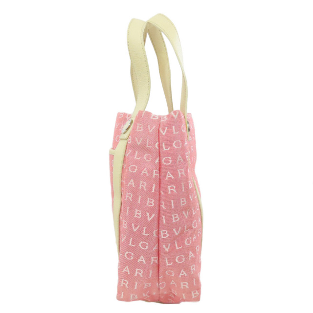 BVLGARI ブルガリ ロゴマニア トートバッグ キャンバス レディース  
