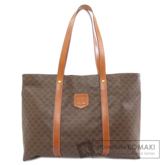 CELINE セリーヌ マカダム トートバッグ PVC レディース [中古