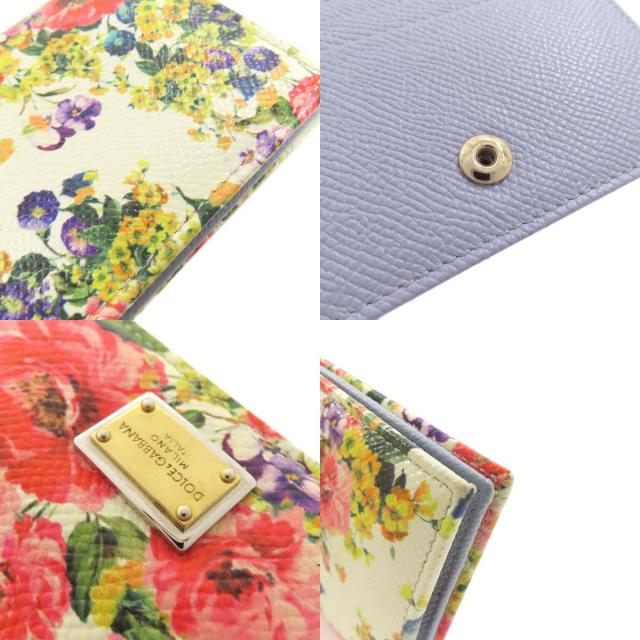CHRISTIAN DIOR クリスチャンディオール フラワー カードケース レザー  