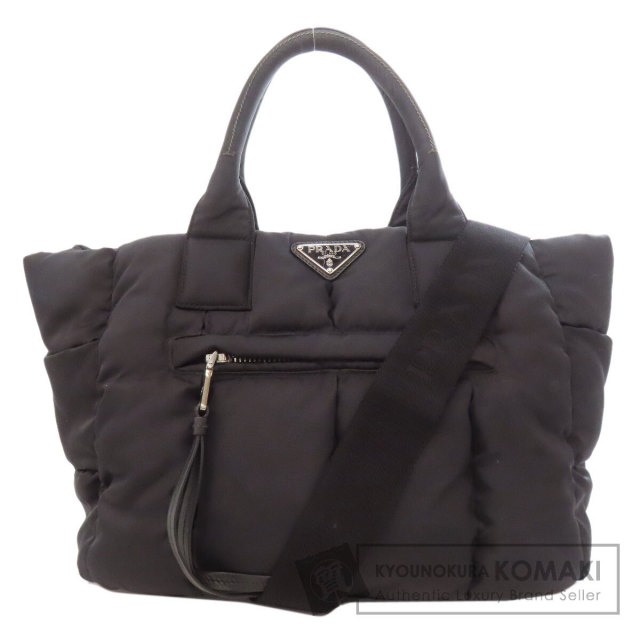 プラダ トートバッグ ロゴ金具 2WAY