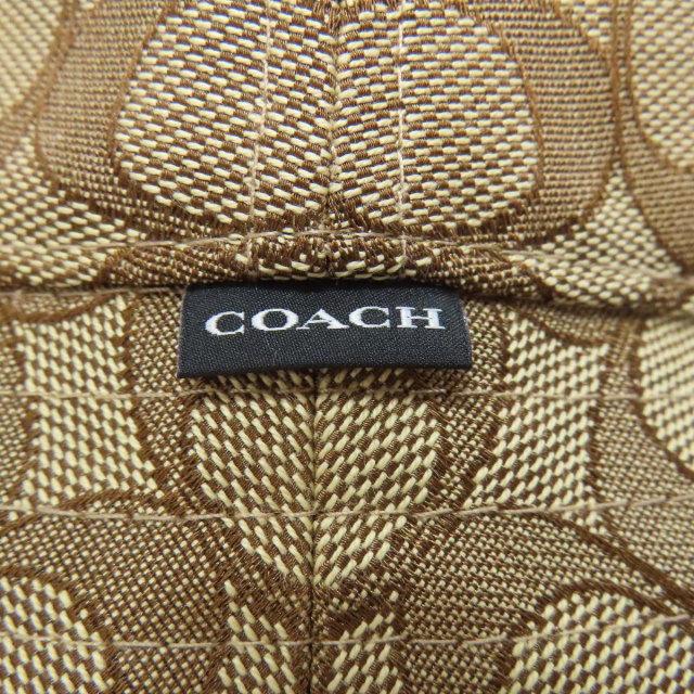 コーチ 帽子 シグネチャー ジャガード