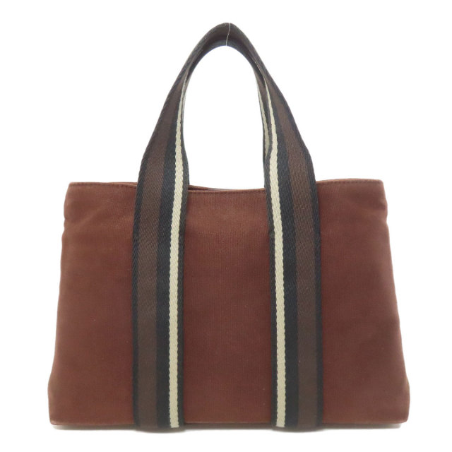HERMES エルメス トロカホリゾンタルPM キャンバス ハンドバッグ