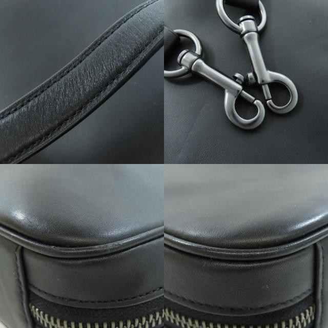 ✅【良品】定価12万　コーチ　メンテ済み　COACH ビジネス 2way レザー COACH コーチ ビジネスバッグ レザー シボ革 2way A4可 ブラック
