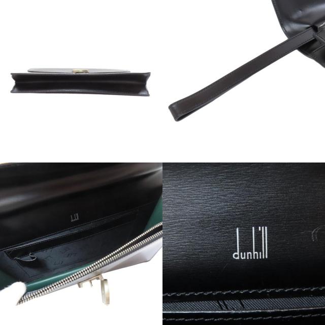 Dunhill ダンヒル ロゴ セカンドバッグ レザー メンズ [中古