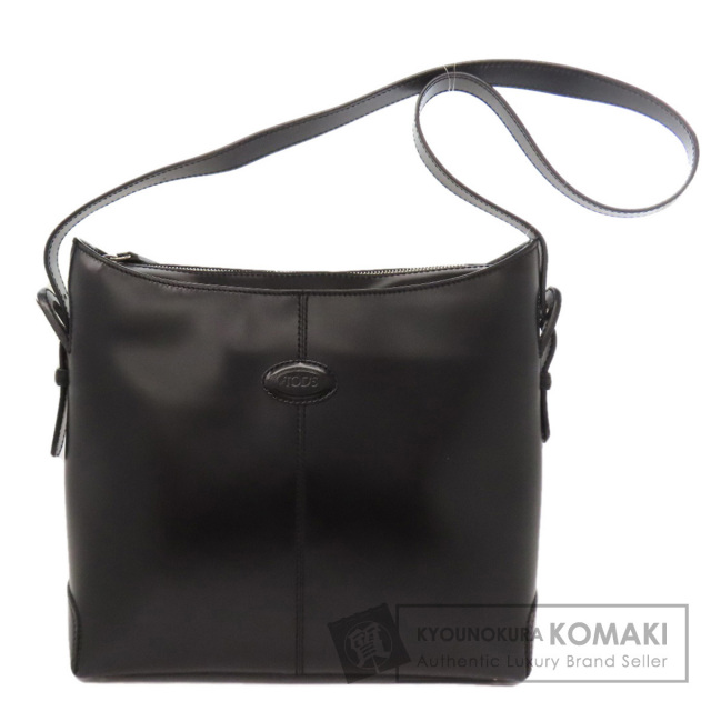 TODS トッズ ロゴ ショルダーバッグ レザー レディース [中古