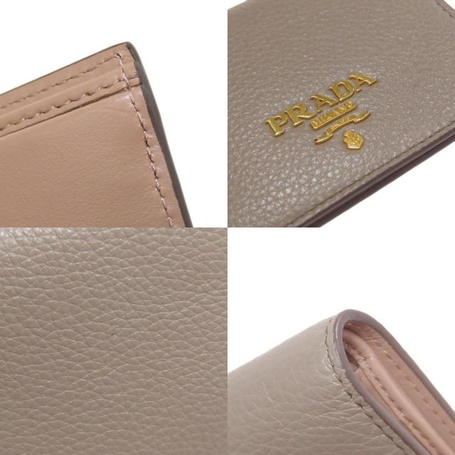 プラダ　二つ折り財布 シルバーロゴ 楽天市場】プラダ PRADA 財布 三角ロゴ ブラックxシルバー