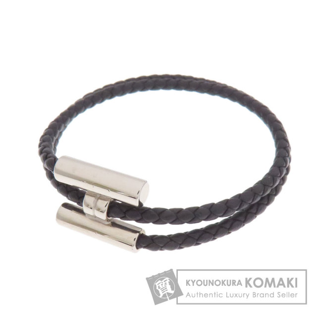 HERMES　レザーバングル [プールトゥール] 2連　アリゲーター HERMES レザーバングル [プールトゥール] 2連 アリゲーター