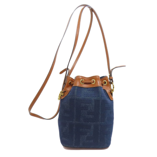 フェンディ ショルダーバッグ モン トレゾール ミニ 巾着ショルダー