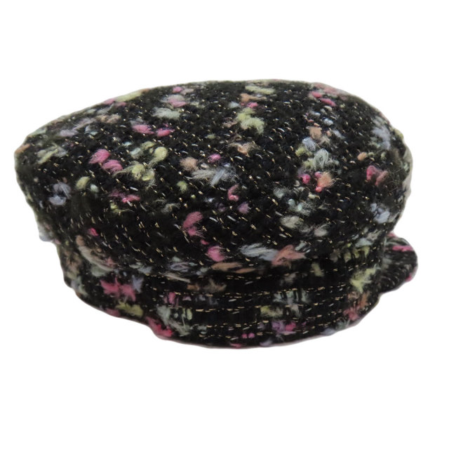 CHANEL シャネル キャスケット 帽子 ツィード レディース [中古