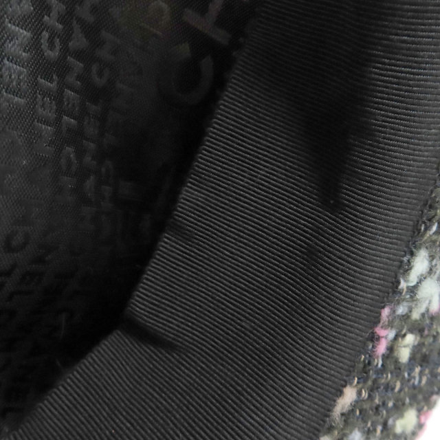 CHANEL シャネル キャスケット 帽子 ツィード レディース [中古