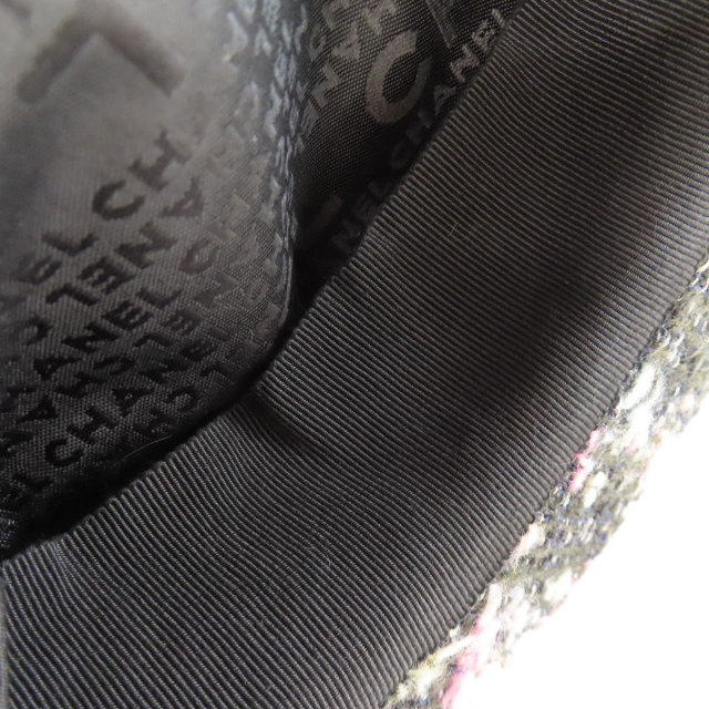 CHANEL シャネル キャスケット 帽子 ツィード レディース [中古