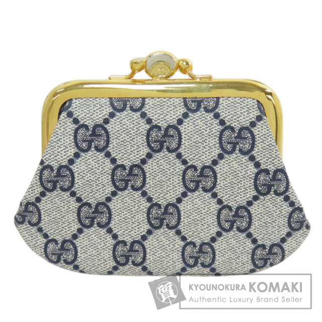 GUCCI グッチ GG がま口財布 アクセサリーポーチ カーフ