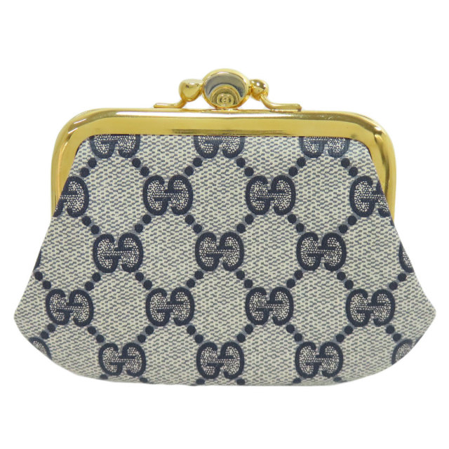 GUCCI グッチ GG がま口財布 アクセサリーポーチ カーフ