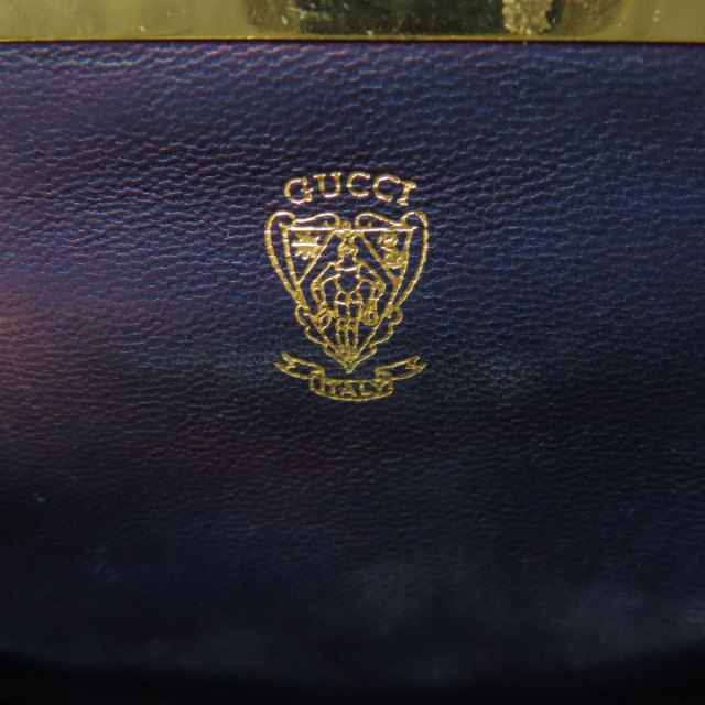 GUCCI グッチ GG がま口財布 アクセサリーポーチ カーフ